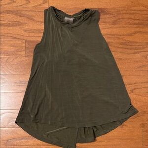 DYI Olive Green Tie Back Tank Top Small